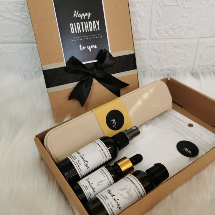 

(COD) Hampers Kado Souvenir Paket New Normal Pandemi Alat Makan Box