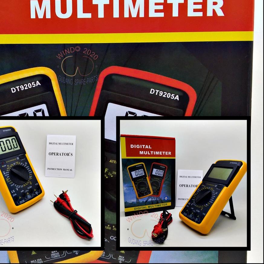 ☜ AVO METER | MULTI TESTER DIGITAL DT9205A | AVO METER DIGITAL DT9205A | DIGITAL AVO METER DT9205A ♘