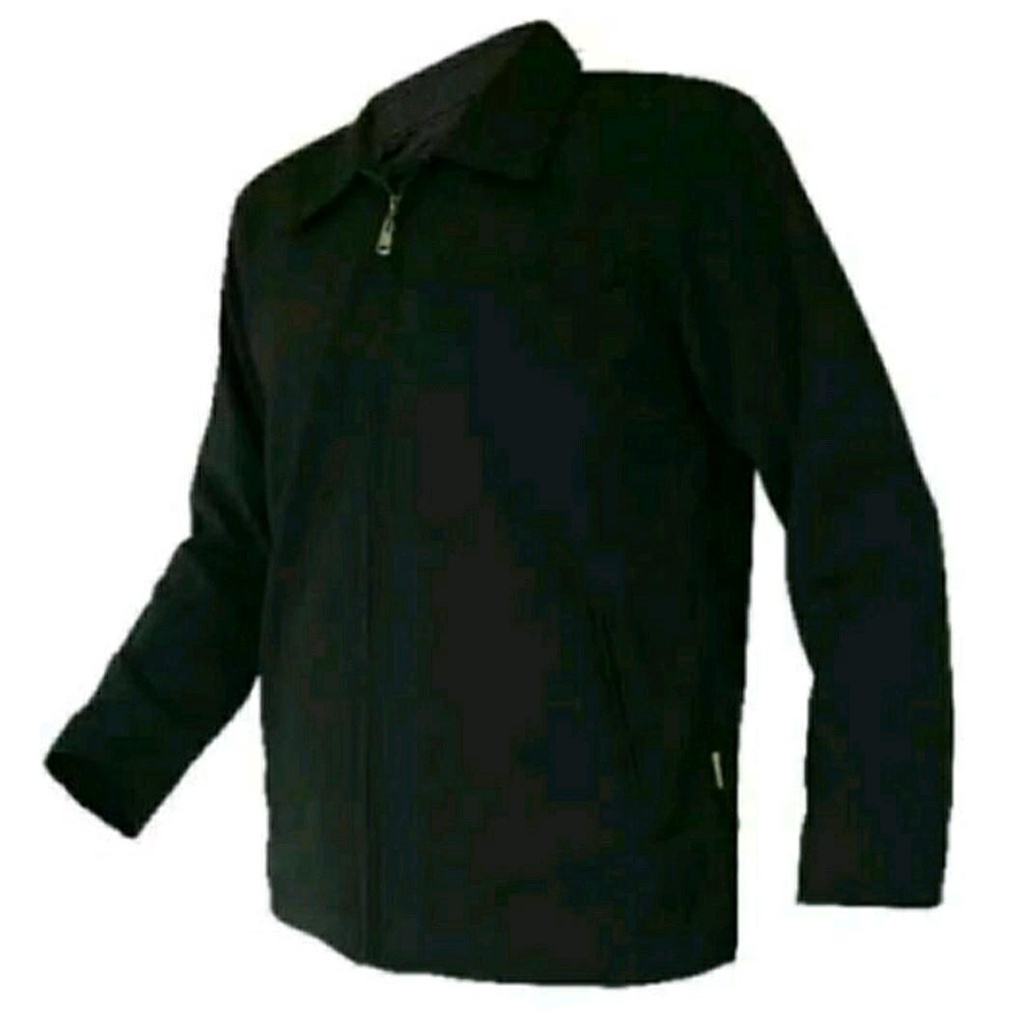 Jasket Polos Hitam / Jaket Seragam Santri / Jasket Kantor Pria Wanita / jaket Polos Kuliah / Jasket 