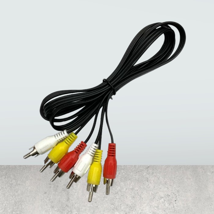 KABEL RCA AV KABEL MERAH PUTIH KUNING AUDIO VIDEO