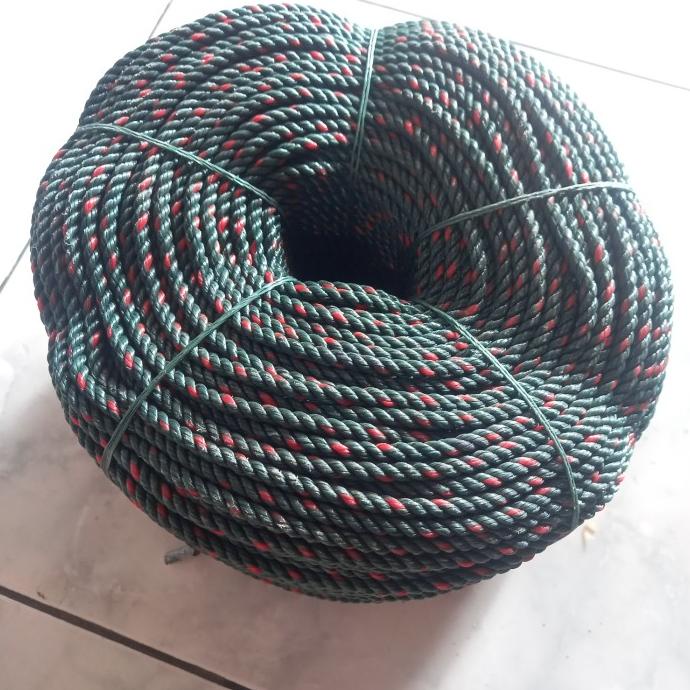 

Tali Tambang ukuran 5mm tali tambang PE 1roll -+200m