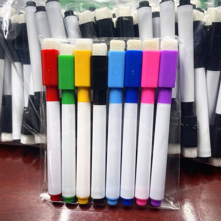 8pcs Spidol Mini Whiteboard Papan Tulis Warna Warni Set ST0349