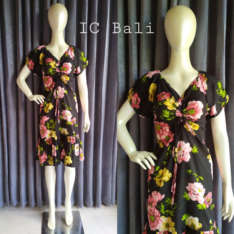 DRESS SABRINA MOTIF BUNGA/ DRESS ISABELLA/ DRESS KOREA DS001