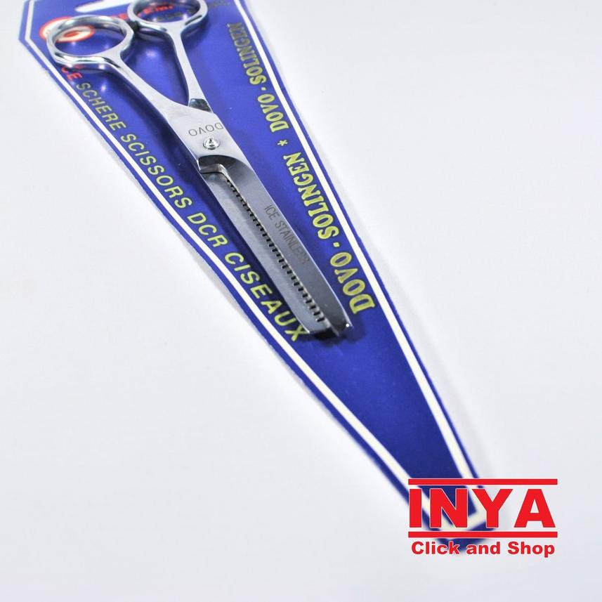 ▼ GUNTING SASAK RAMBUT DOVO ICE STAINLESS STEEL  THINNING SHEARS BARBER SCISSORS ✻