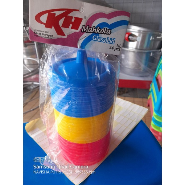 TUTUP GELAS KH MAHKOTA DAN KH PREMIER (12PCS)