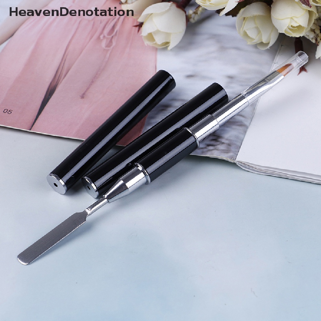 [HeavenDenotation] Uv polygel poly gel nail art pen slice brush dual-ended slice shape tool polish HDV