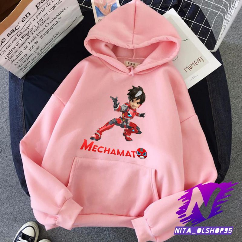 hoodie anak mechamato terbaru