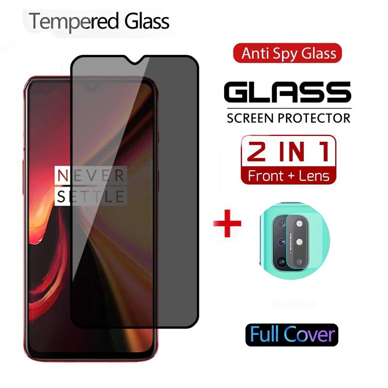 2in1 Privasi Tempered Glass Untuk Redmi Note12 Pro 5G Redmi 10 4G 10C 10A 9C 9A 9T Note 11 11S 10S 11Pro Redmi9 8 7 9S Pro Xiaomi Poco M5S M3 X3 Pro NFC Reno 8T Melindungi Layar Dgx