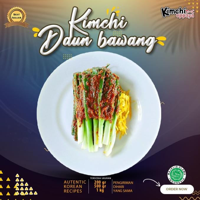 

Kimchi Daun Bawang 500 G Dibuat Oleh Chef Korea TERLARIS