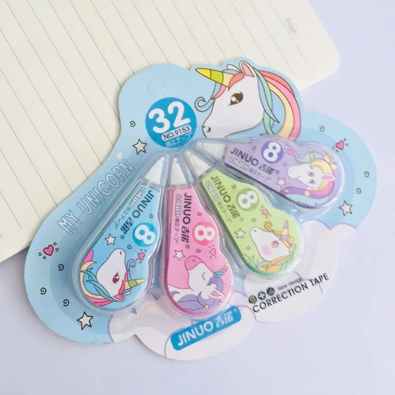 Tipe X Karakter Pita Roll Correction Tape Penghapus Pulpen correction tape karakter/tip-ex kertas fancy/tipe-x karakter lucu