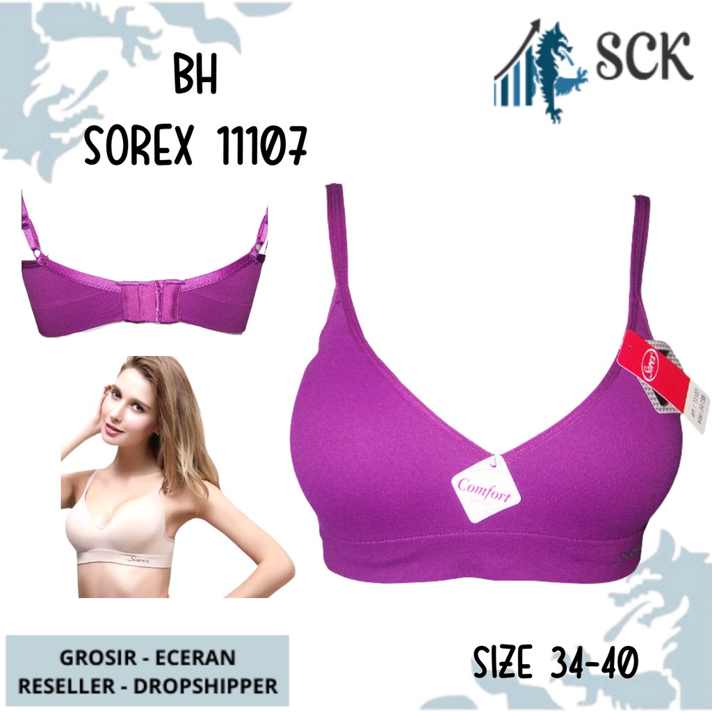 BH SOREX 11107 Tanpa Kawat / Pakaian Dalam Wanita BH - sckmenwear GROSIR