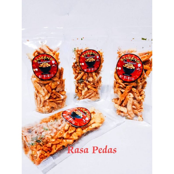 

Basreng pedas,original