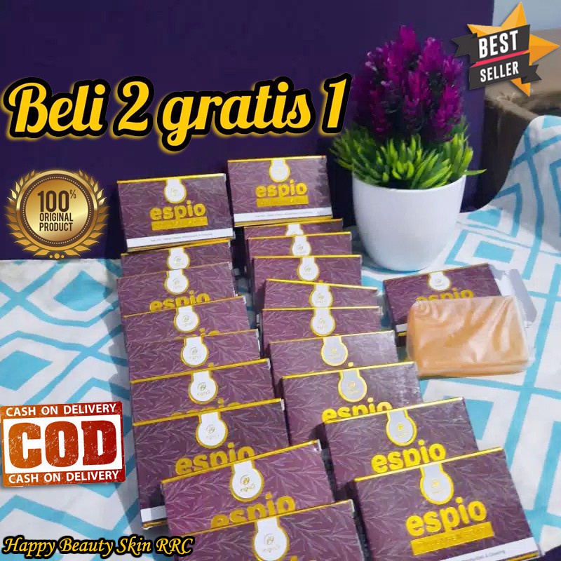 [ BISA COD ] Espio Terlaris Sabun Collagen Memutihkan Kulit Wajah & Seluruh Badan Original 100% BPOM