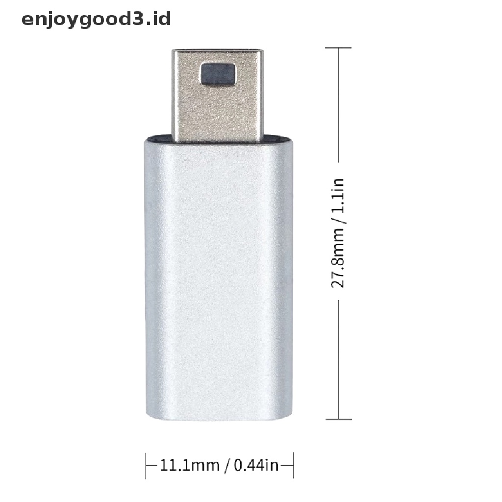 【 Rready Stock 】 Universal OTG Mini 5 Pin USB Adapter Data Transfer Connector for MP3 （ ID ）