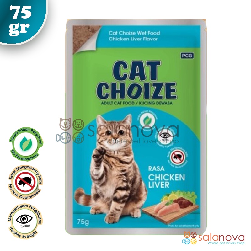 Cat Choize Wetfood Makanan Kucing Basah 75gr