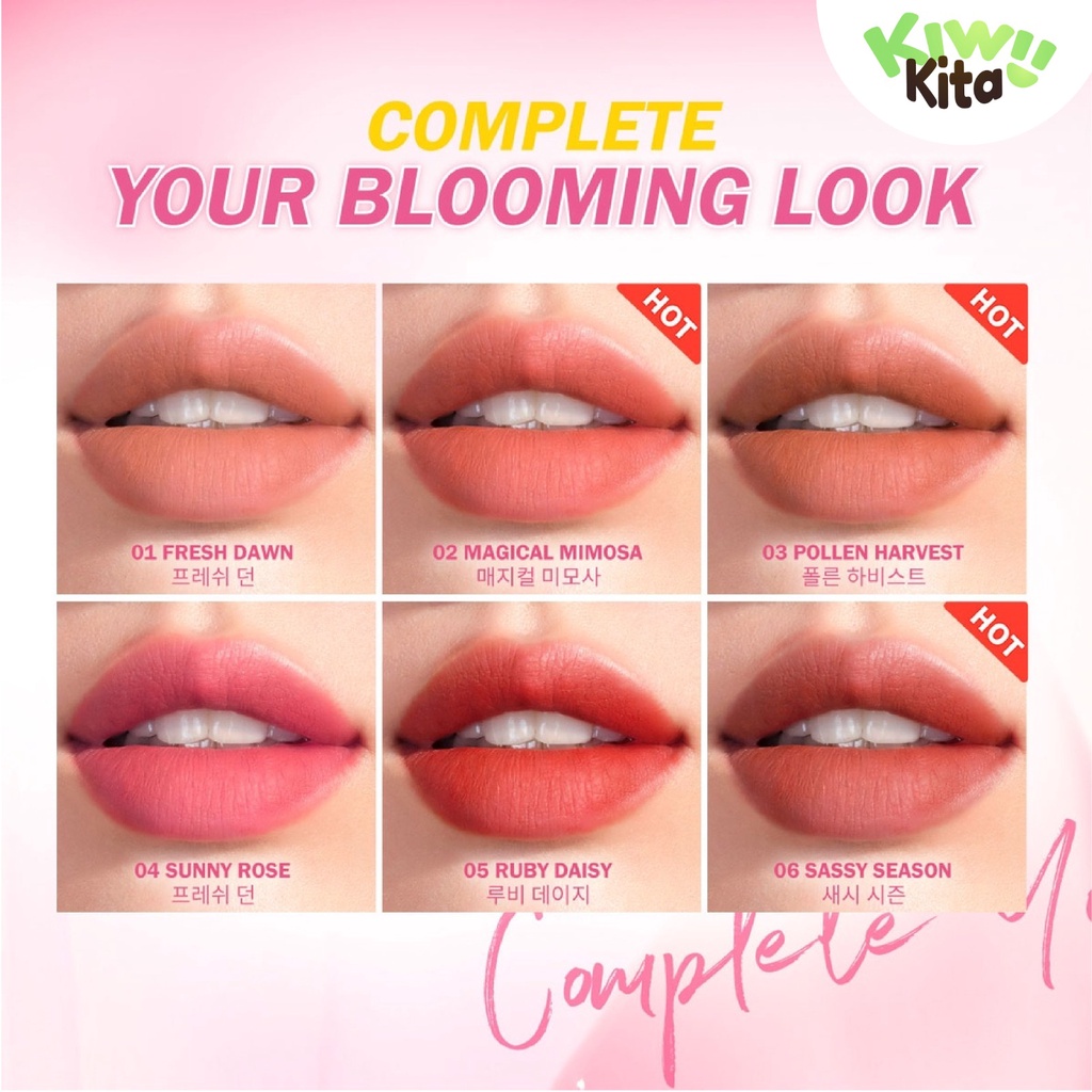 KIWI KITA - BNB barenbliss Korean Bloomatte Full Bloom Transferproof Matte Tint LONGLAST 12H TRANSFERPROOF