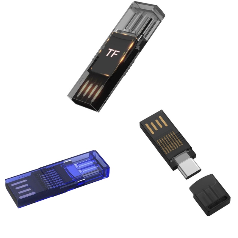 Btsg 2in1 Card Reader USB 3.0 Memory Reader Micro TF SD Card Pembaca Kecepatan Tinggi