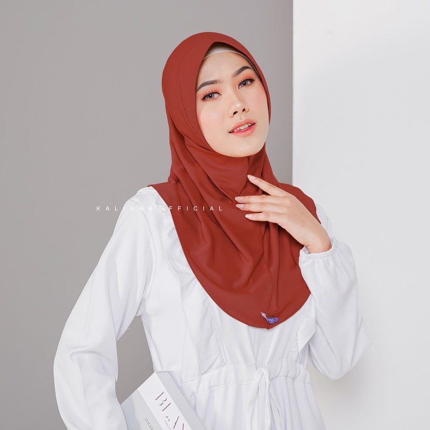 ✅ORIGINAL HIJAB SPORT / Hijab Bergo Sport Sporty Jersey Wanita Jersey Sporty Instan Volly Badminton 