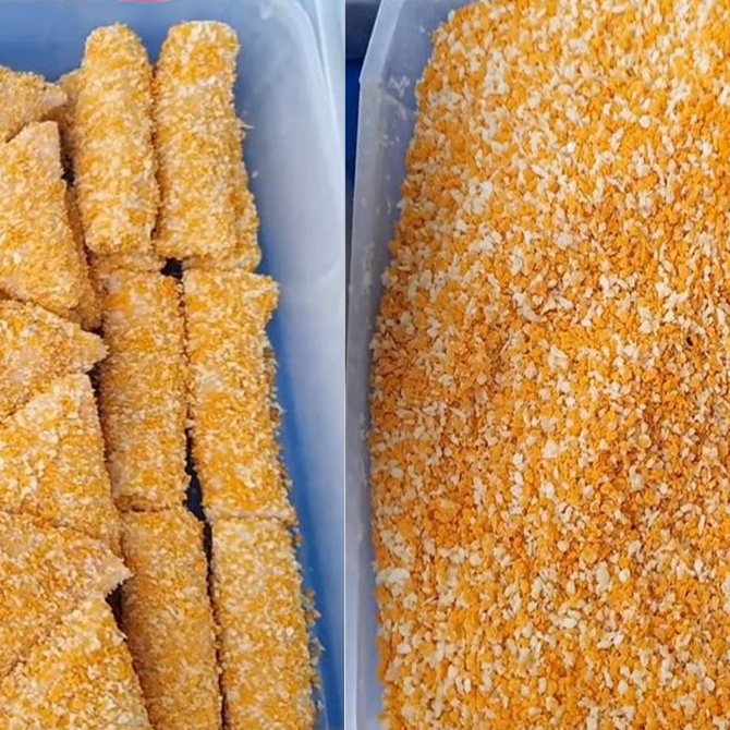 250g Tepung Panir Roti Panko Breadcrumb Mix Nugget 250 g