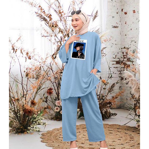 SETELAN CELANA WANITA OVERSIZE LD 130CM