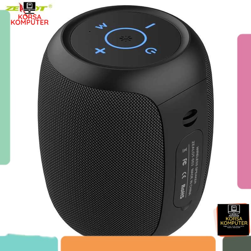 Zealot Portable Bluetooth Speaker Stereo RGB Waterproof IPX7 - S53