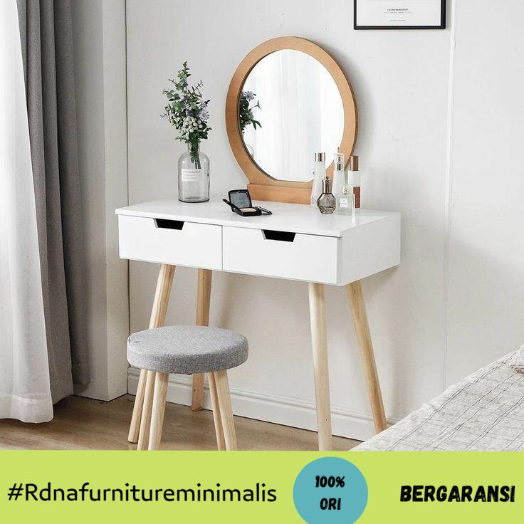Meja rias meja kosmetik minimalis modern