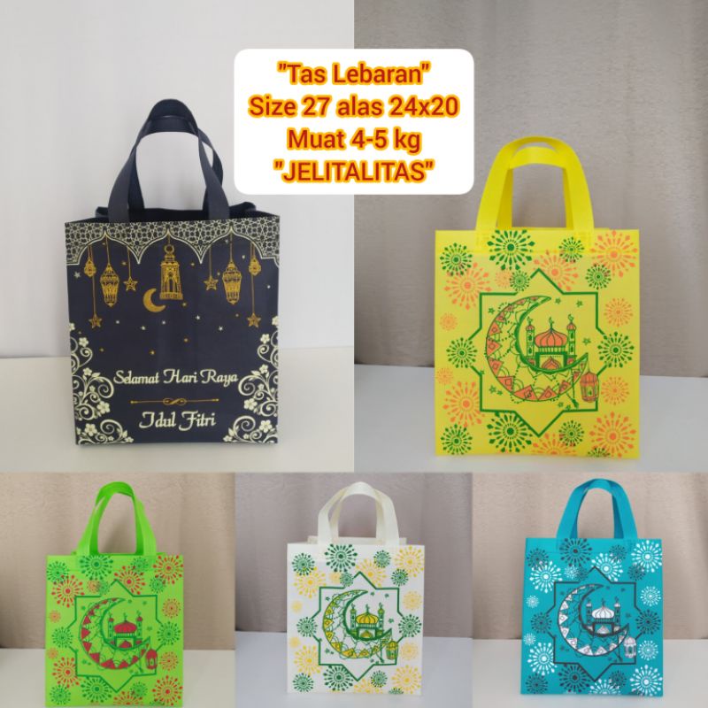 

Tas Lebaran Hampers Idul Fitri 27x24x20 Muat 5 kg Besar Buat Berbagi parsell