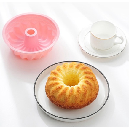 Cetakan Silicone Bolu Puding Kue Loyang Silikon Blade Tahan Panas