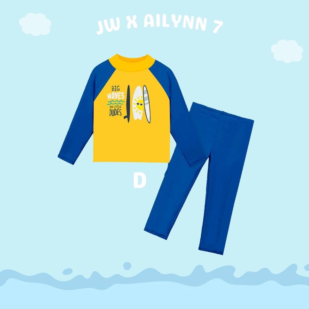 Baju Renang Anak Laki Laki / Cowok Junior Wardrobe x Ailynn  Vol. 7