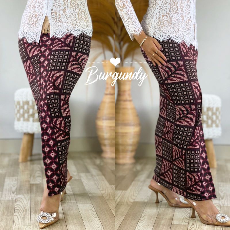 Rok / Kamen jadi Moscrepe Songket