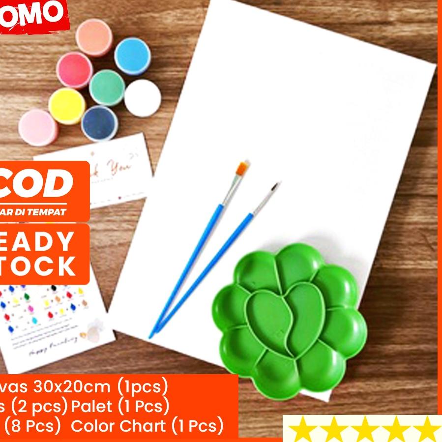 Codeu1U5g Paket Alat Lukis Lengkap 1 Set KANVAS