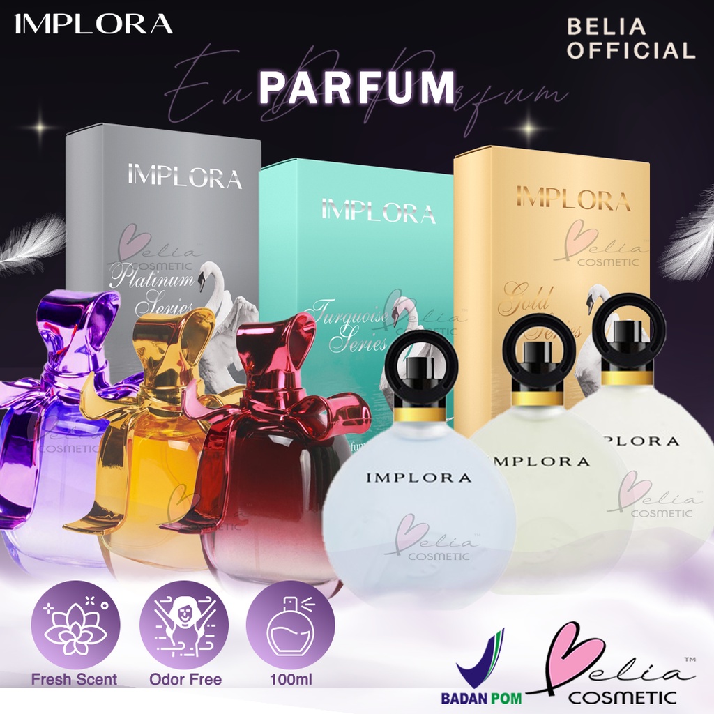 ❤ BELIA ❤ Implora parfum Eau De Toilette perfume swan angsa bebek EDT | Eau De Parfum Pita | Woman minyak wangi tubuh