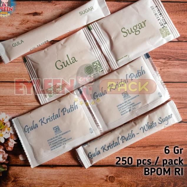 

➪ White Sugar Sachet / Gula Putih Sachet isi Gula Hotel Sachet ♥
