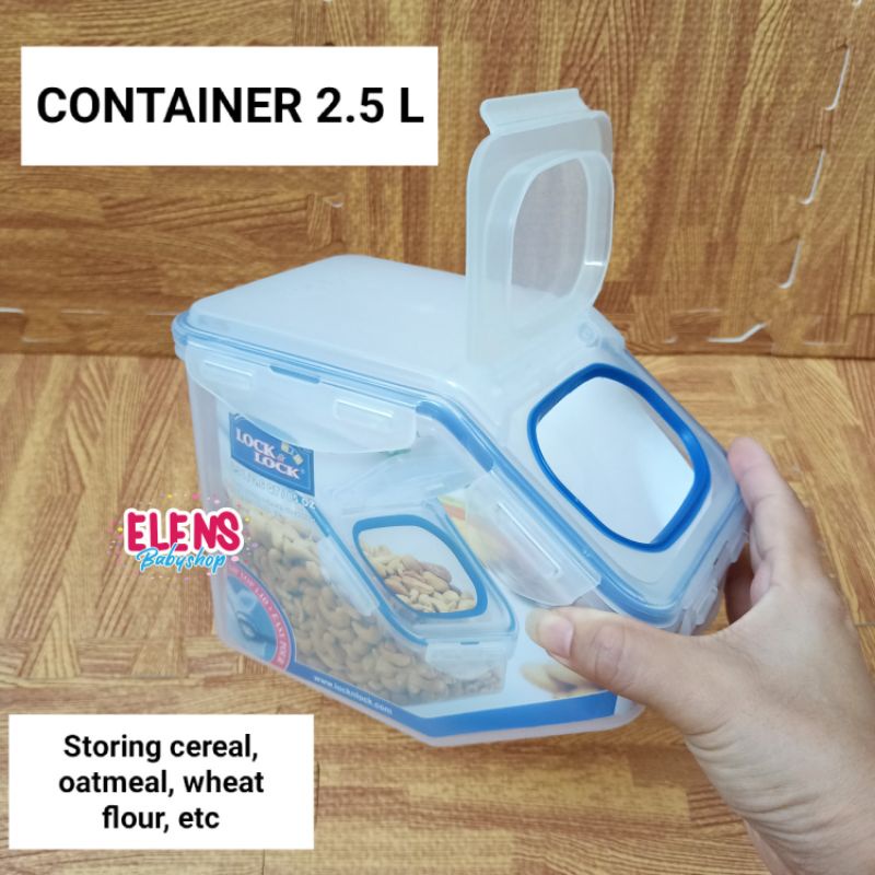 

✨NEW✨ -Lock n Lock container oatmeal cereal 2.5L- 1.1.23