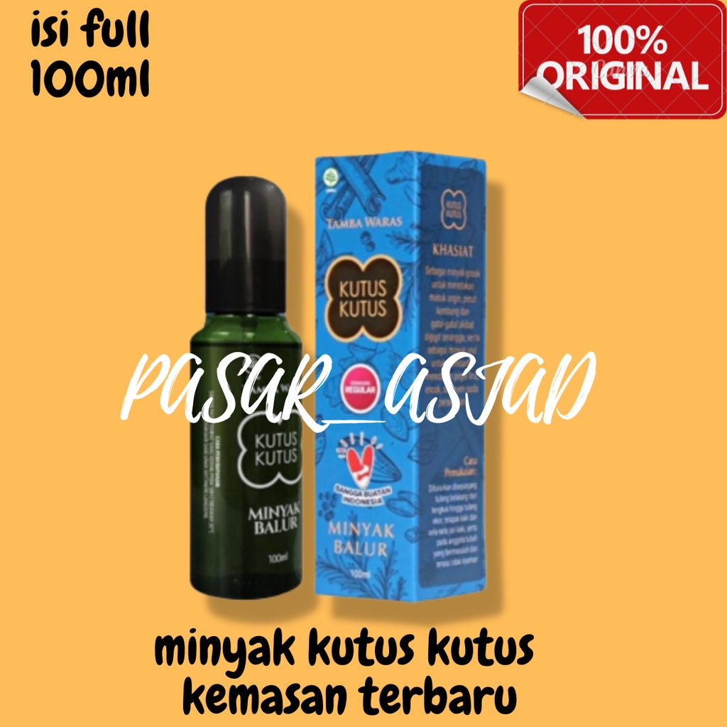 Jual Minyak Kutus Kutus Bali Asli Original Tamba Waras Isi Full 100ml