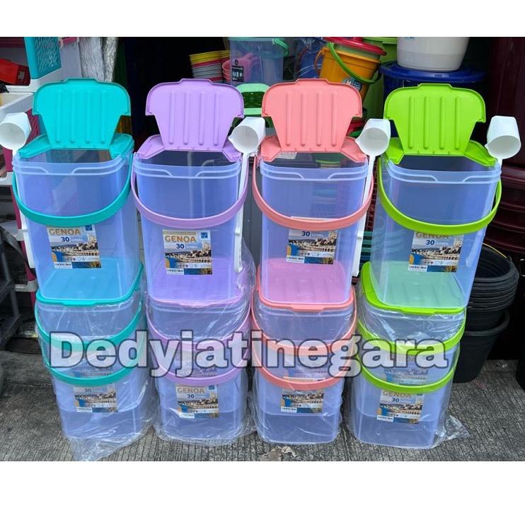 ➩ AQUARIUM ES KELAPA 30 LITER / TOPLES ES BUAH + GAYUNG ✿