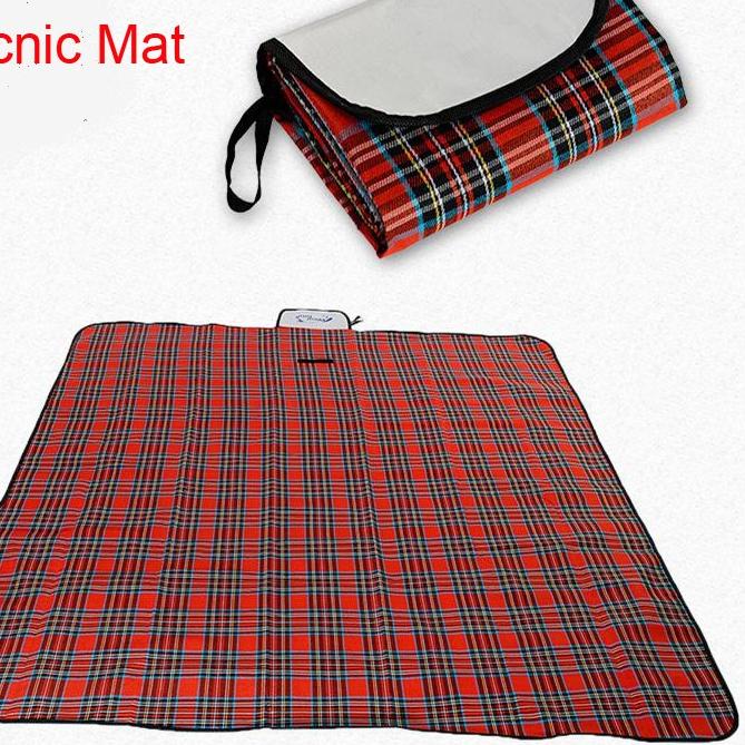 ♚ Tikar lipat  Piknik motif KOTAK KOTAK / Tikar Tamasya / Tikar lipat  traveling ➣