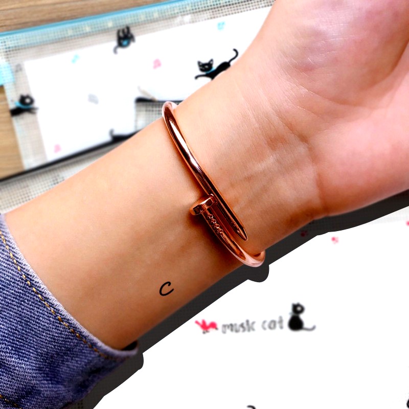 Gelang Bahan Titanium Gaya Klasik | Gelang Bahan stainless steel adjustable