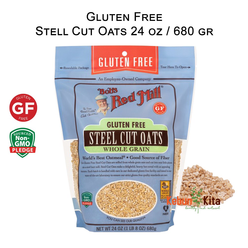 

✨NEW✨ -Bob's Red Mill Gluten Free Steel Cut Oats 680gr- 1.1.23