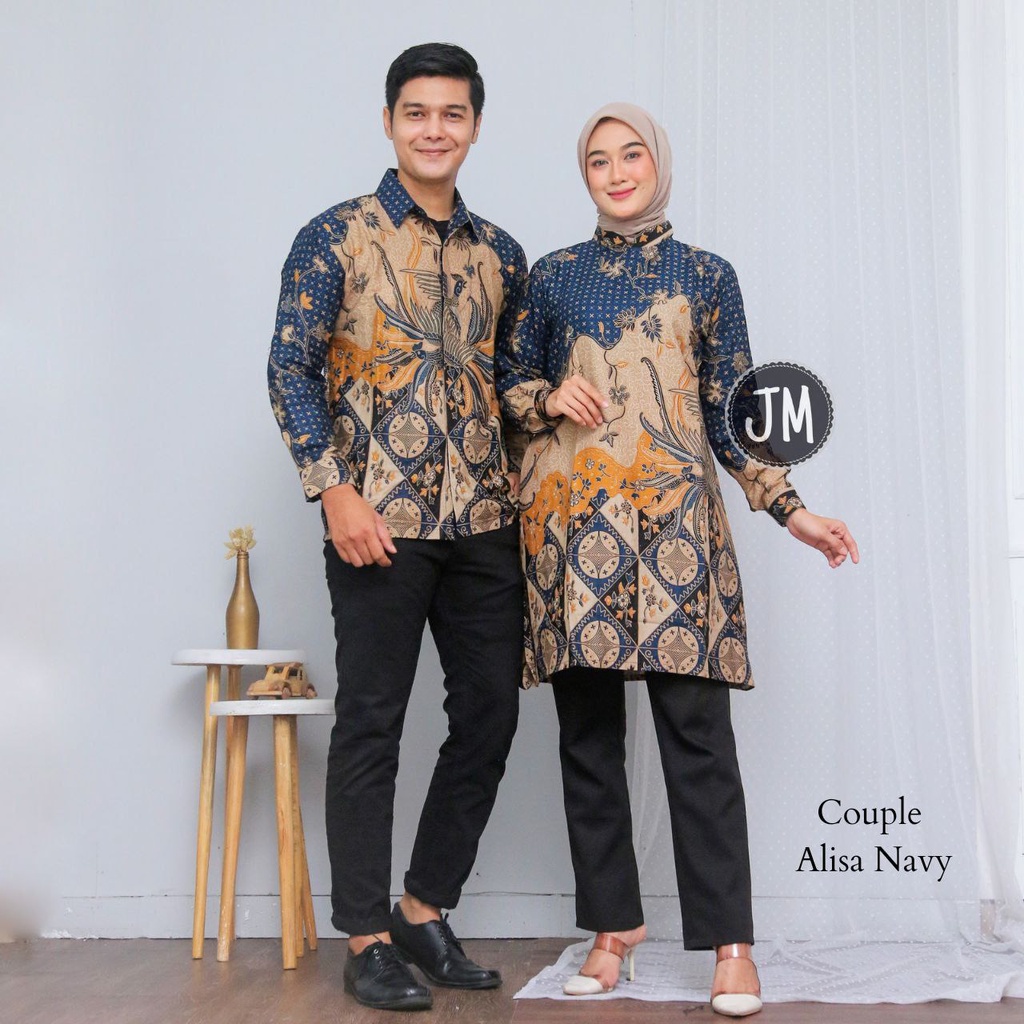 Baju Batik Couple Pasangan Terbaru Remaja Batik Sarimbit Couple Modern Premium Atasan Batik Couple T