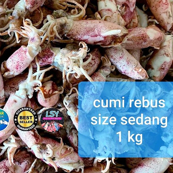 

◙ ikan asin cumi rebus / sotong rebus size sedang 1kg ✲