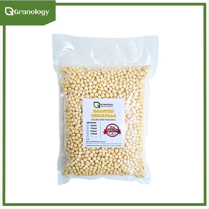 Kacang Arab Panggang / Roasted Chickpeas (500 gram) by Granology