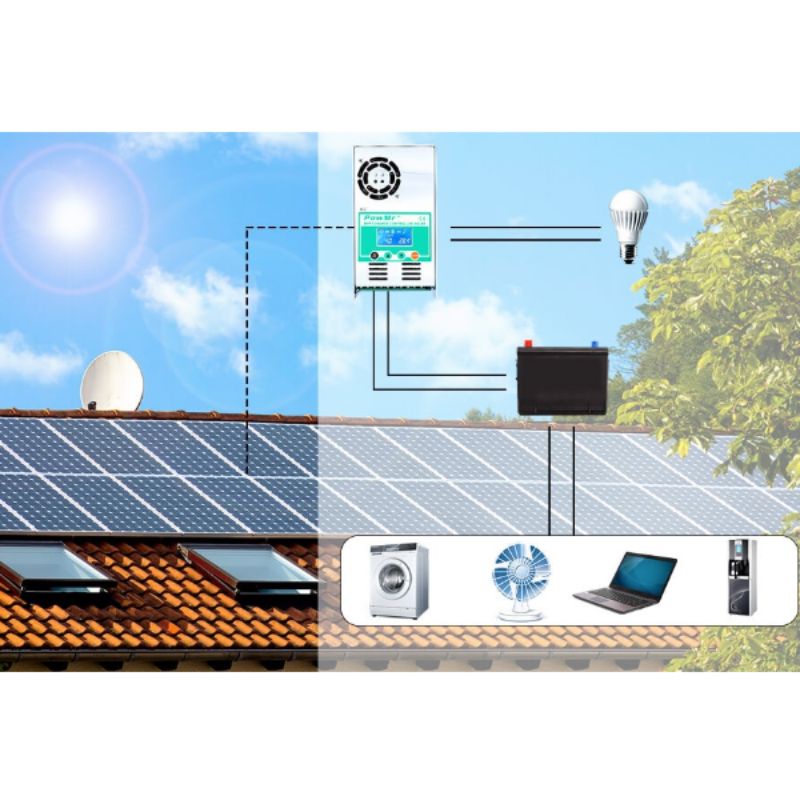 PowMr Solar Charge Controller MPPT Automatic 12V/24V/36V/48V 60A - MPPT-60A