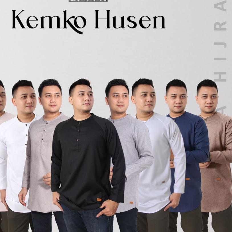 ◙ KEMKO HUSEN LENGAN PANJANG/KEMEJA KOKO PRIA HUSEN NAZEER ✿