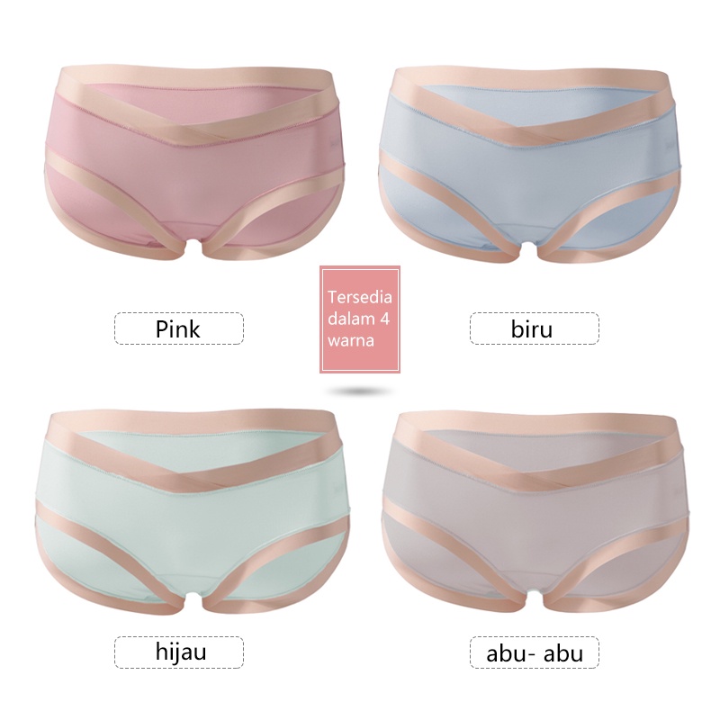 Celana Dalam Hamil CD Maternity High Waist Panty Jumbo Katun Berbentuk U Support Panty 5595