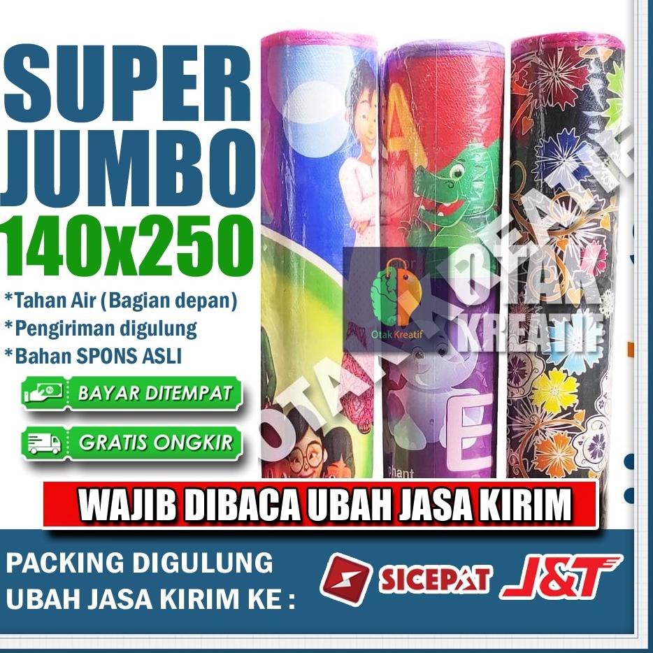 ➷ KARPET SUPER JUMBO / karpet spon karakter  tikar piknik ➪