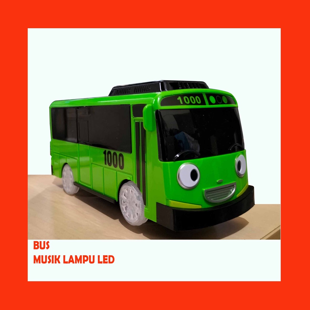 Mainan Anak Laki laki Bus Tayo Besar Mobilan Nyala Lampu LED