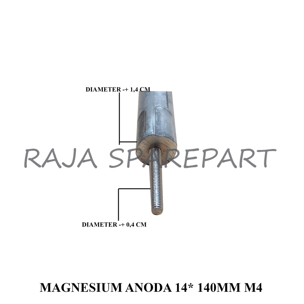 MAGNESIUM ANODA 14X140MM M4