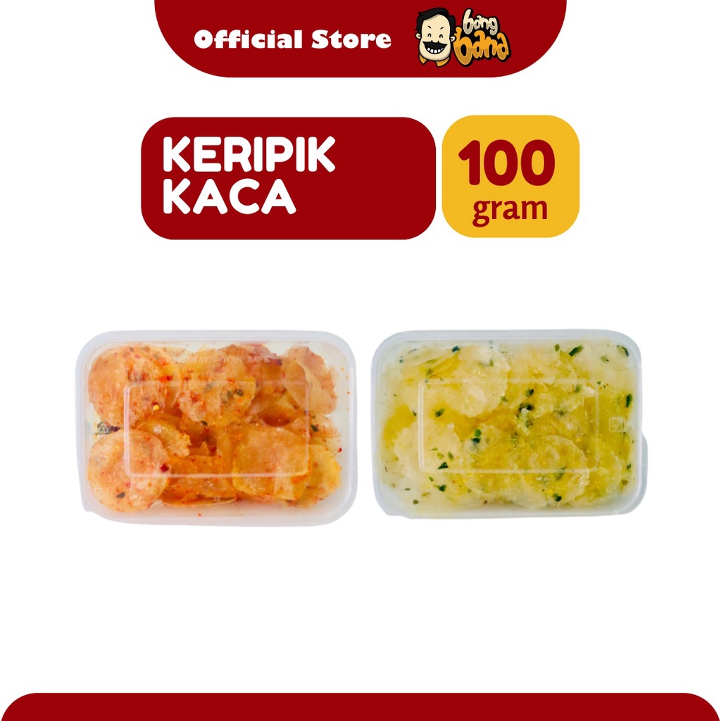 

Kripik Kaca Kripca Pedas Daun Jeruk Kemasan Box