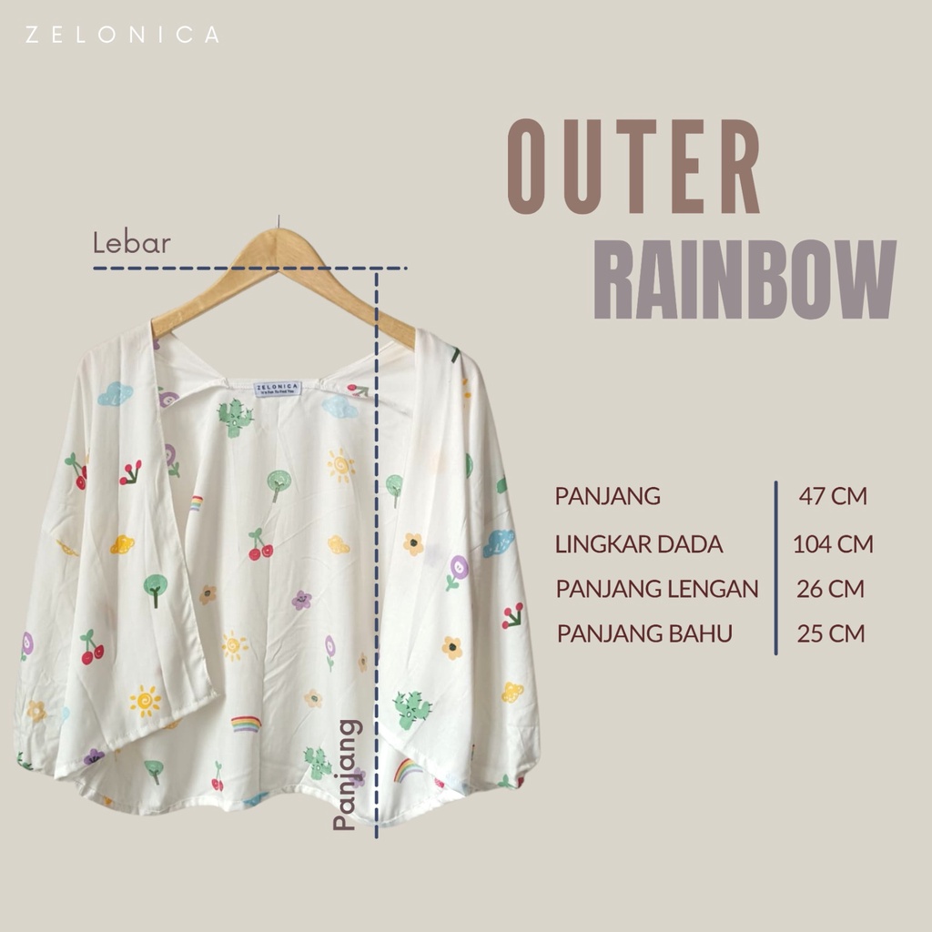 Zelonica Kiyowo outer Tk Sd Smp Kidzs (S-M-L)